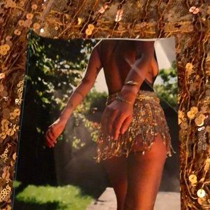 Elsie and Fred Gold La Bamba Hot Pants